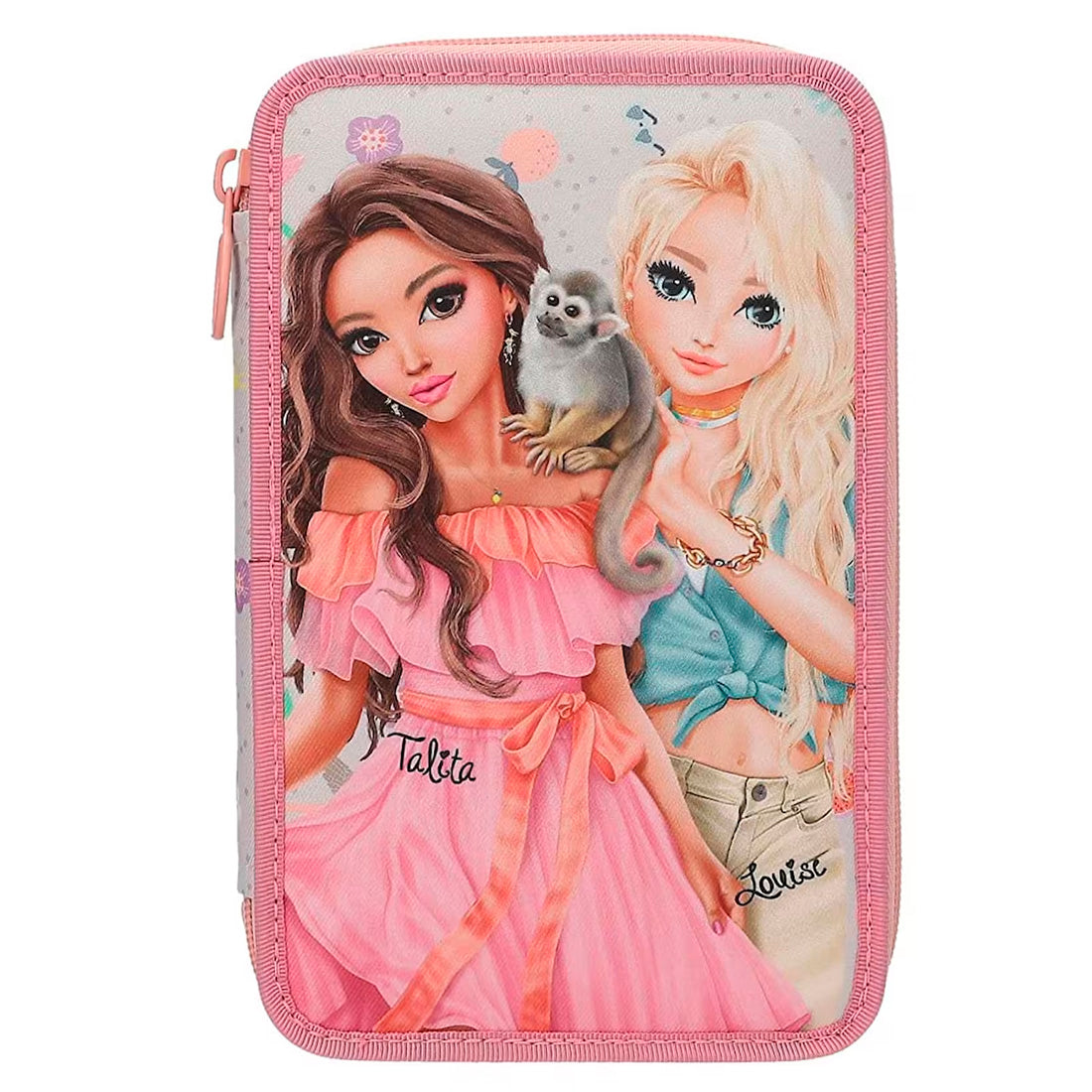 Top Model 3Katlı Kalem Kutusu Kızlar ve Maymun, N/A