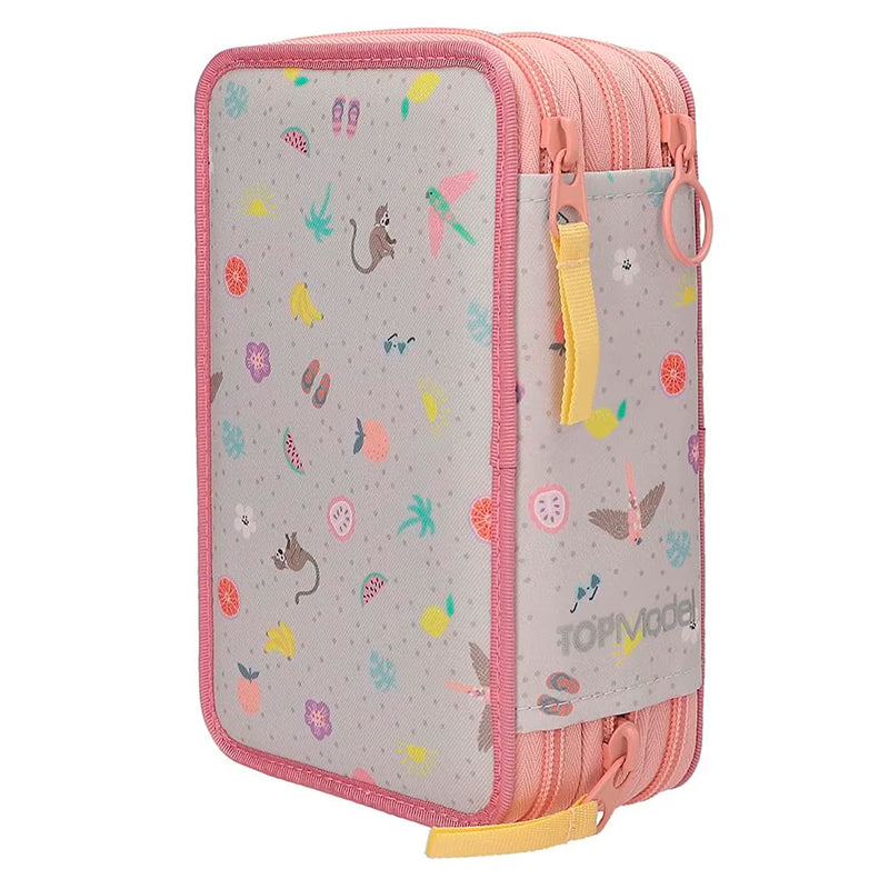 Top Model 3Katlı Kalem Kutusu Kızlar ve Maymun, N/A