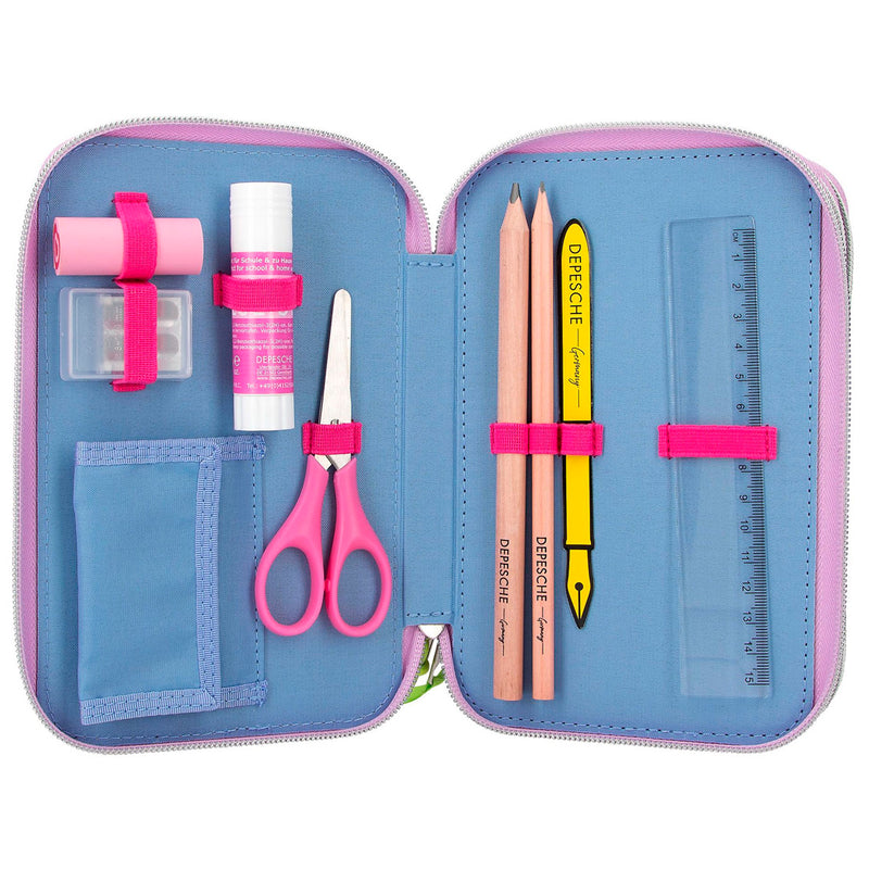 Top Model Depesche Flash 3 Katlı İçi Dolu Kalem Çantası 12749_A