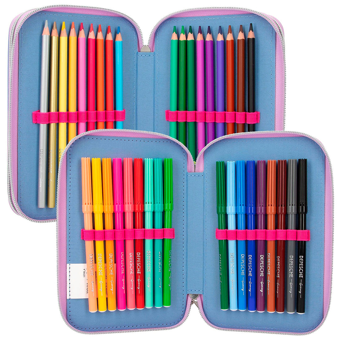 Top Model Depesche Flash 3 Katlı İçi Dolu Kalem Çantası 12749_A