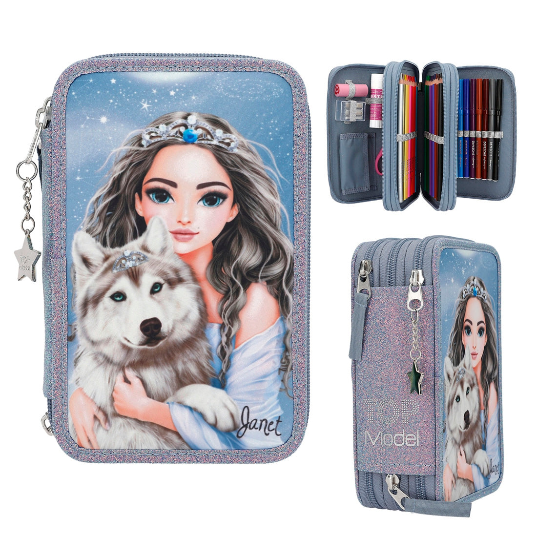 Top model Dolu Kalem Kutu Wolf