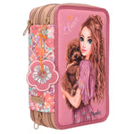 Top model Dolu Kalem Kutusu Çiçek Desenli