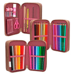 Top model Dolu Kalem Kutusu Çiçek Desenli