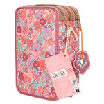 Top model Dolu Kalem Kutusu Çiçek Desenli