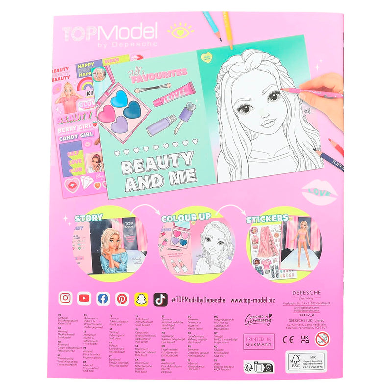 Top model Güzellik Ve Eğlence Boyama Kit