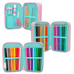 Top model Konfeti Motifli Dolu Kalem Kutu