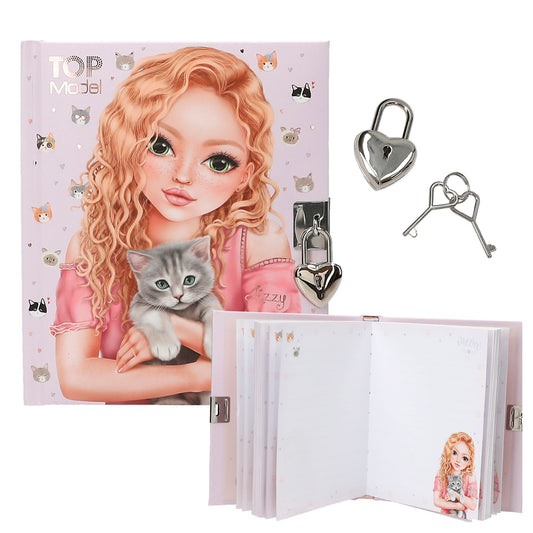 Topmodel Kedili-Kilitli Günlük, N/A