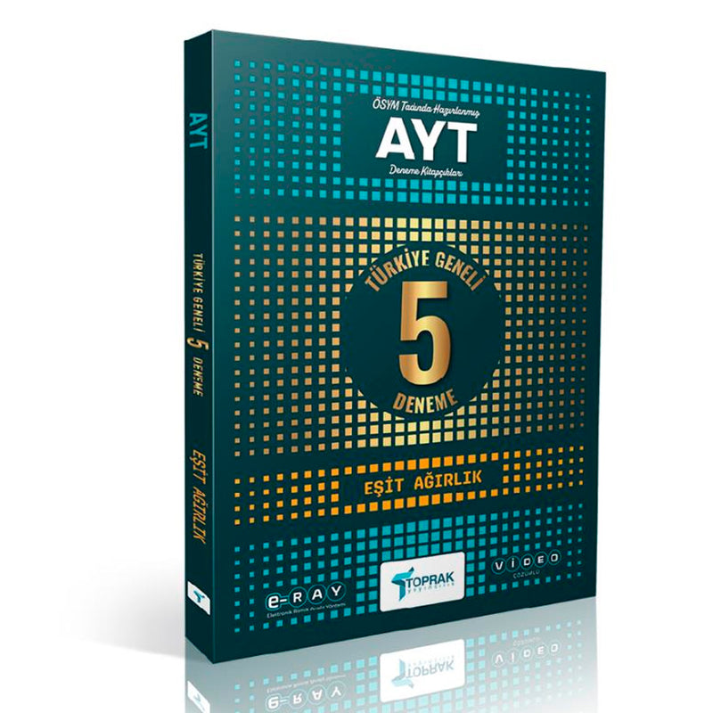 Toprak Yayınları AYT 5 Lİ Paket Deneme Eşit Ağırlık