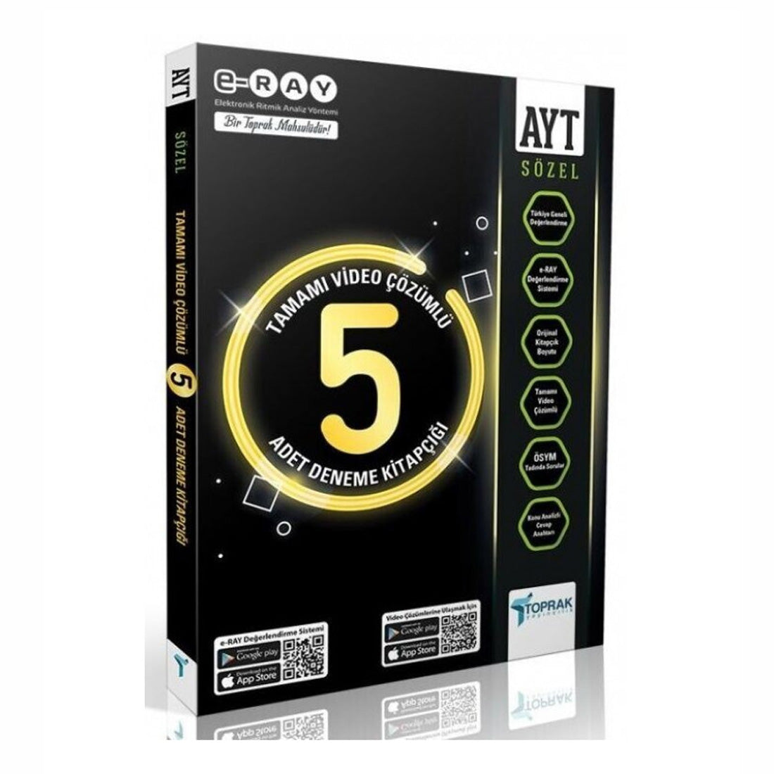 Toprak Yayınları AYT  5'li Paket Deneme (Sözel)