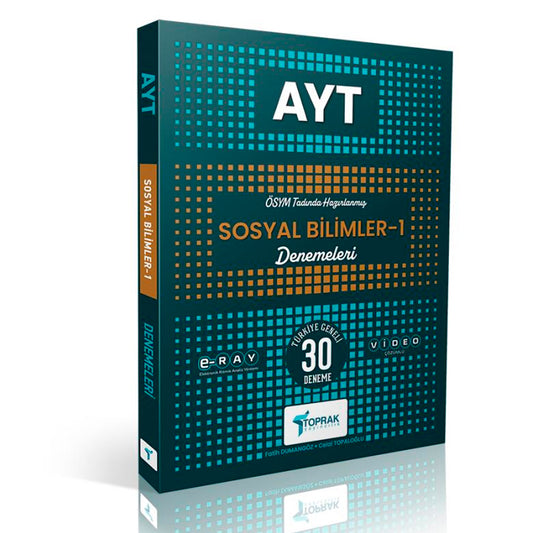 Toprak Yayınları AYT Sosyal Bilimler-1 Deneme Kitabı