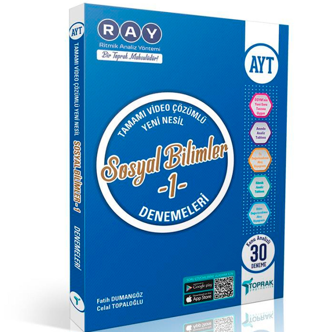 Toprak Yayınları AYT Sosyal Bilimler 1 Konu Analizli 30 Deneme
