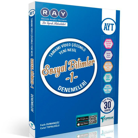 Toprak Yayınları AYT Sosyal Bilimler 1 Konu Analizli 30 Deneme
