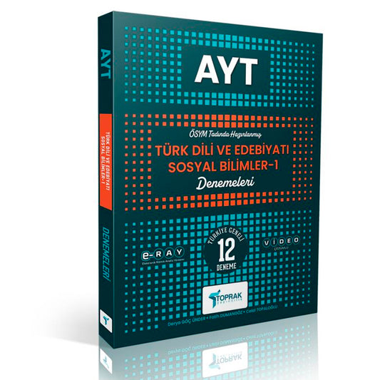 Toprak Yayınları AYT Türk Dili Ve Edebiyatı Sosyal Bilimler-1 Deneme Kitabı