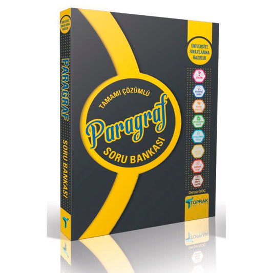 Toprak Yayınları Paragraf Tamamı Çözümlü Soru Bankası