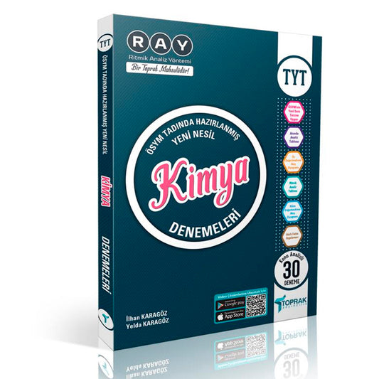 Toprak Yayınları TYT Kimya Ray Konu Analizli 30 Deneme