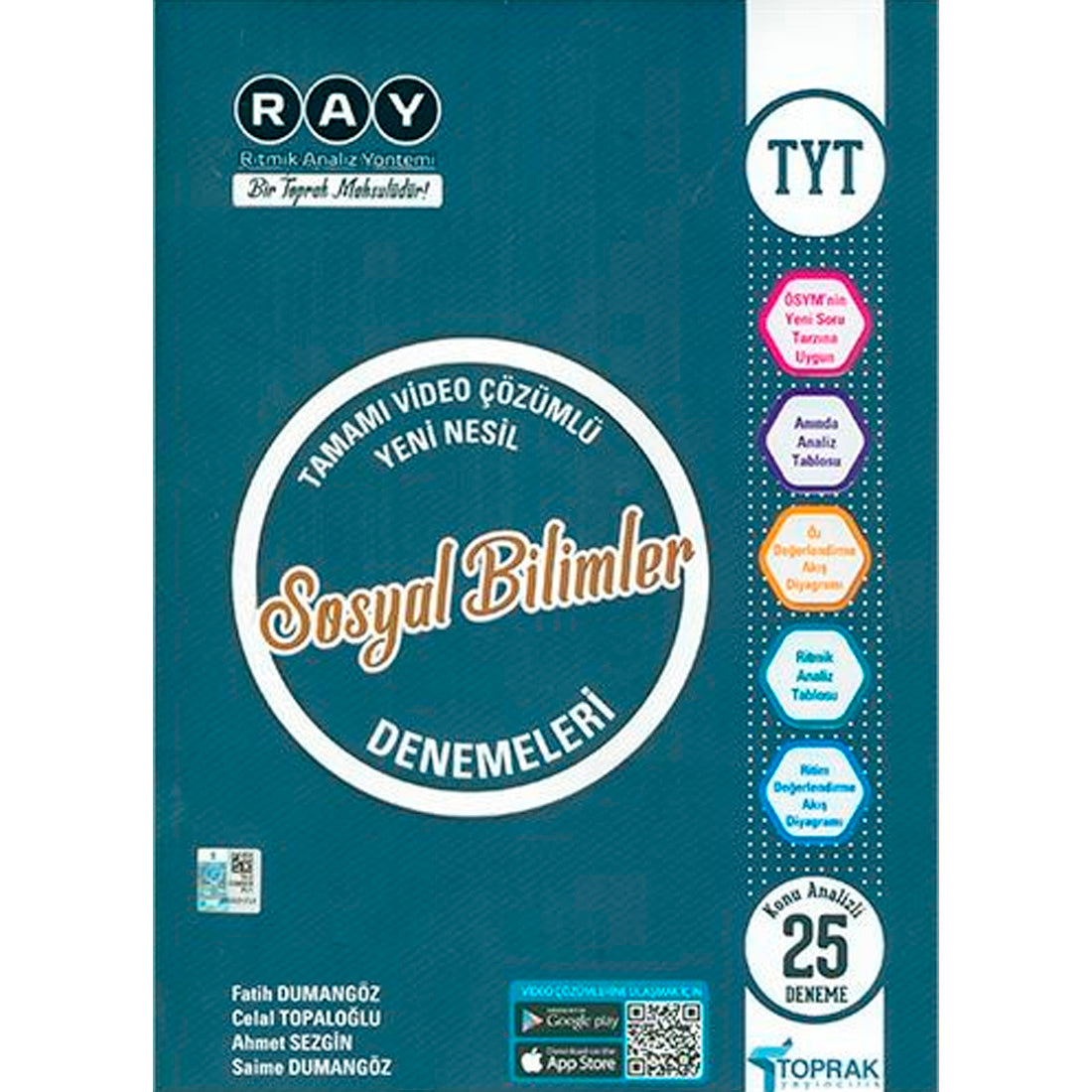 Toprak Yayınları TYT Sosyal Bilimler Ray Konu Analizli 25 Deneme