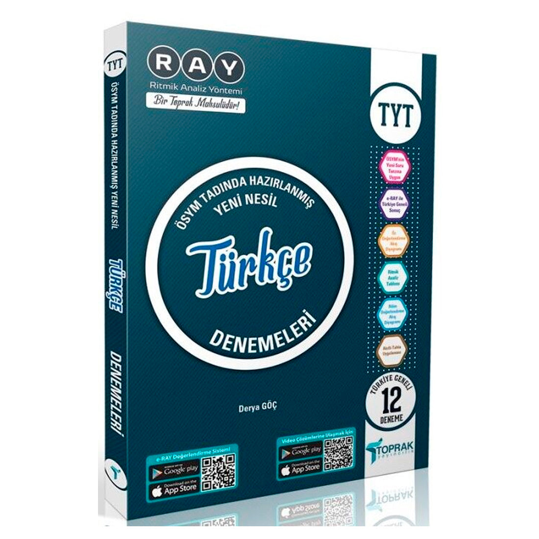 Toprak Yayınları TYT Türkçe Ray 12 Deneme Kitabı