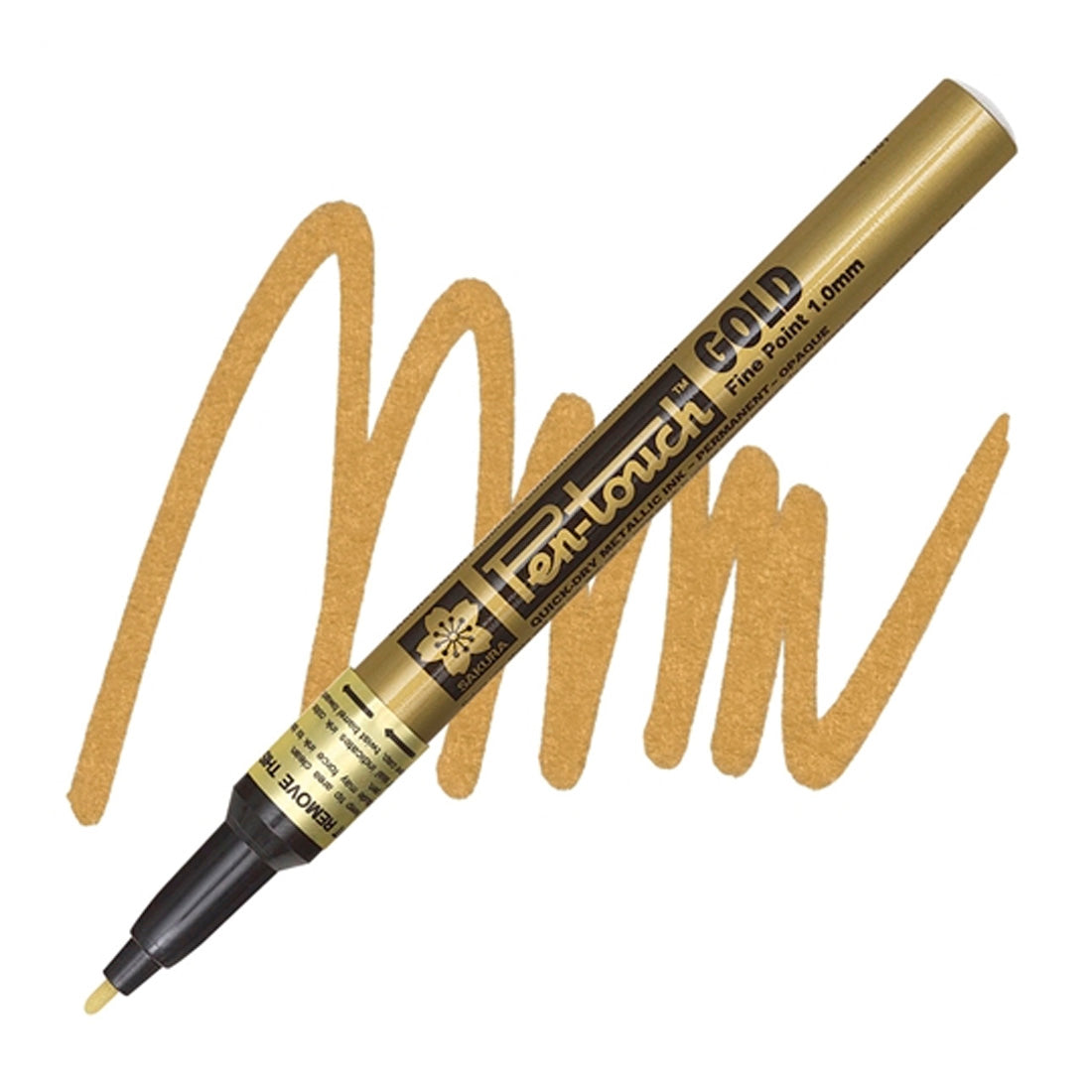 Touch Fine Pen 1.0 mm Altın Marker Kalem - Sanatsal Çizim, Kaligrafi ve Dekorasyon Kalemi
