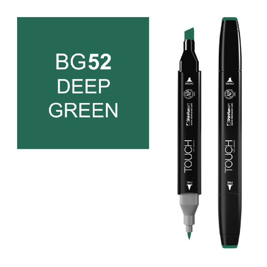 Touch Twin BG52 Deep Green Marker - Sanat, Çizim ve Tasarım Kalemi