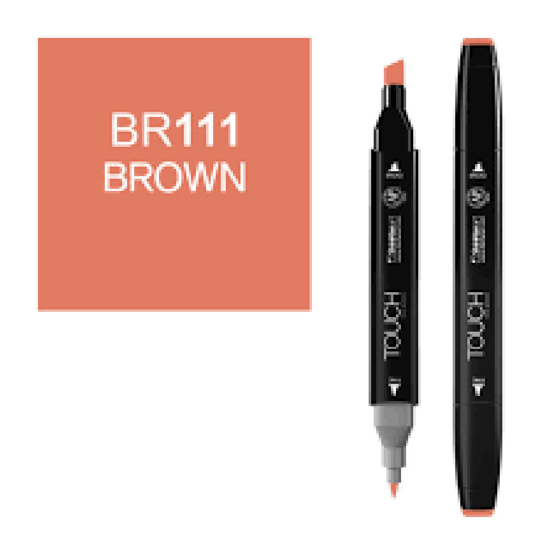 Touch Twin Kahverengi Marker - Sanatsal Çizim ve Tasarım Kalemi