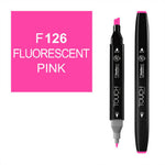 Touch Twin Floresan Pembe Marker - Sanat, Çizim ve Tasarım Kalemi
