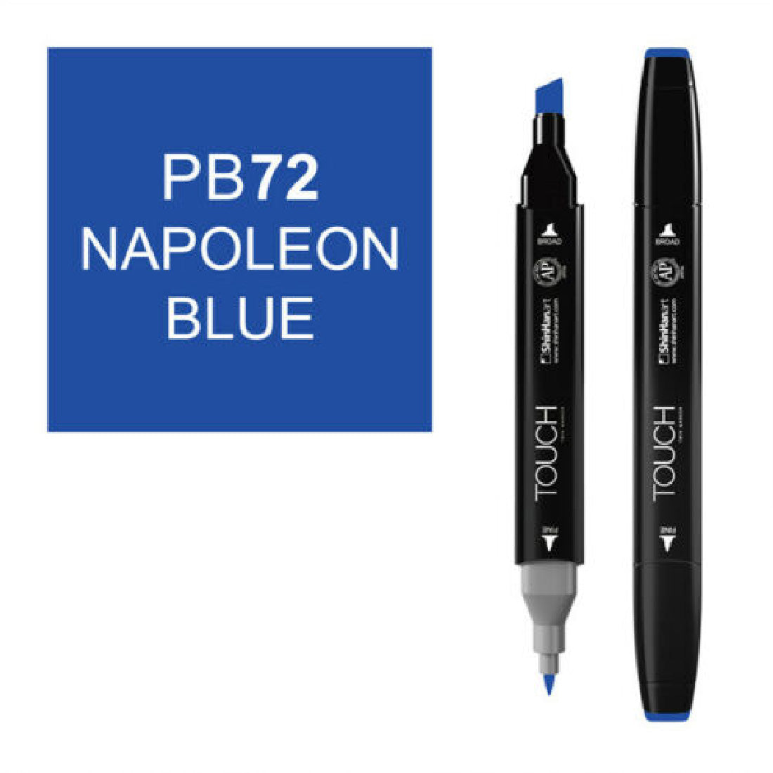 Touch Twin Napoleon Blue Marker - Sanatsal Çizim ve Tasarım Kalemi