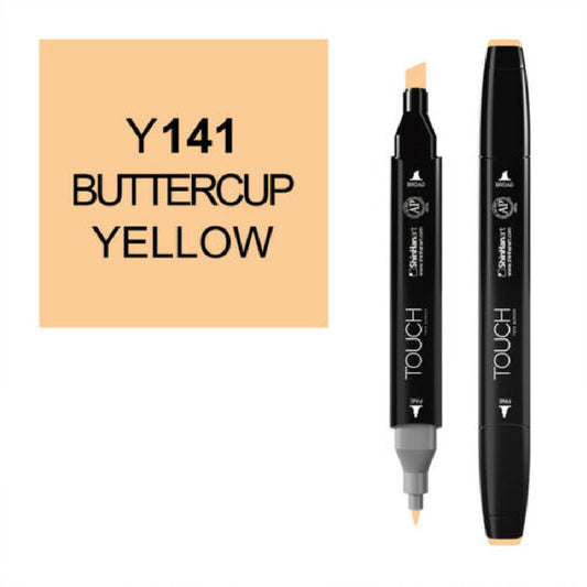 Touch Twin Sarı Marker - Sanatsal Çizim ve Tasarım Markeri