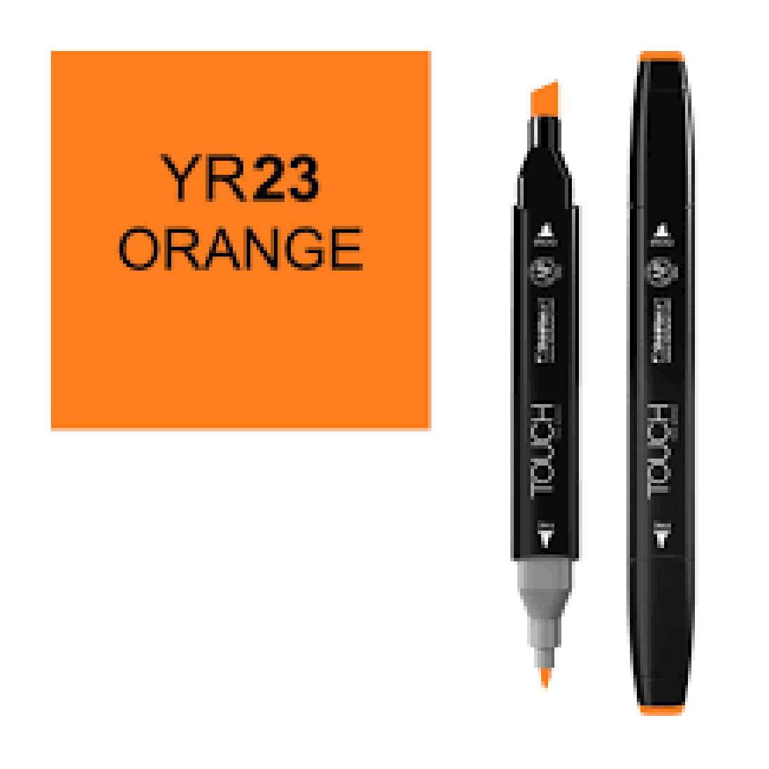 Touch Twin Turuncu Marker Kalem - Sanatsal Çizim ve Tasarım Kalemi