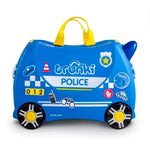 Trunki Polis Arabası Percy Unisex Çocuk Bavulu