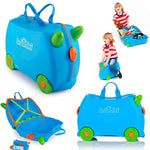 Trunki Terrance Mavi Unisex Çocuk Bavulu