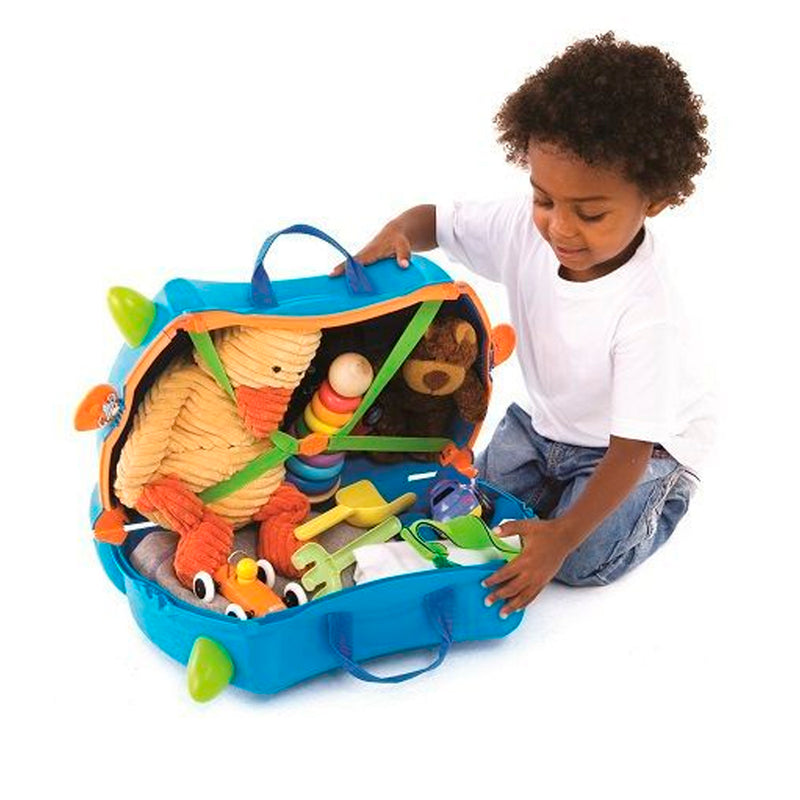 Trunki Terrance Mavi Unisex Çocuk Bavulu