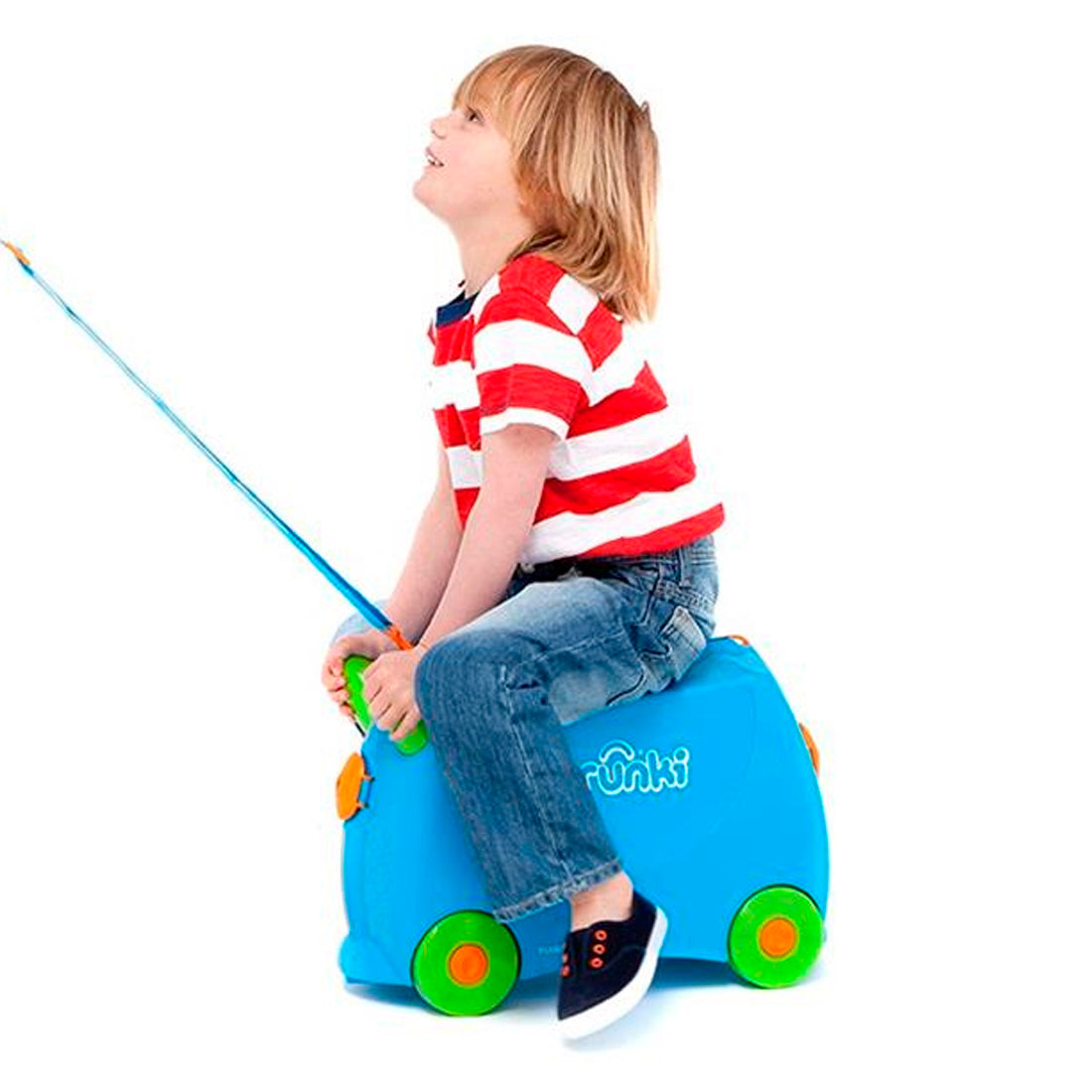 Trunki Terrance Mavi Unisex Çocuk Bavulu