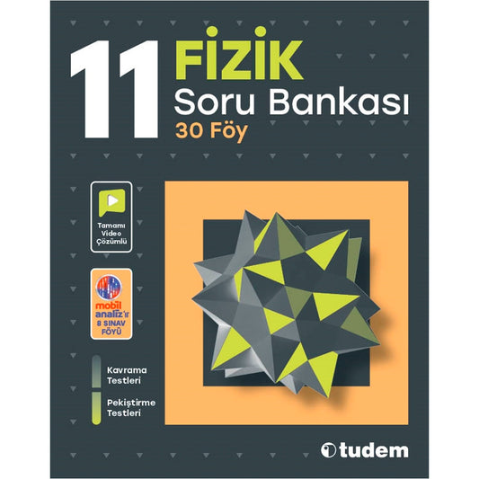 Tudem Yayınları 11. Sınıf 30 Föy Fizik Soru Bankası
