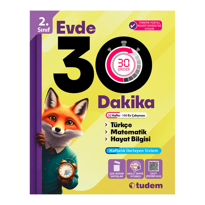 Tudem Yayınları 2. Sınıf Evde 30 Dakika
