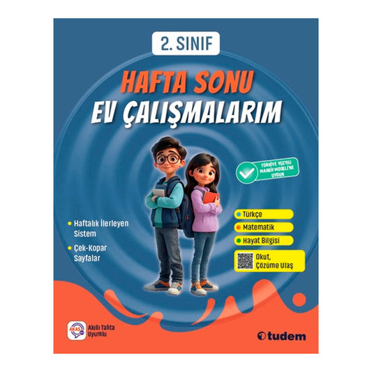Tudem Yayınları 2. Sınıf Hafta Sonu Ev Çalışmaları