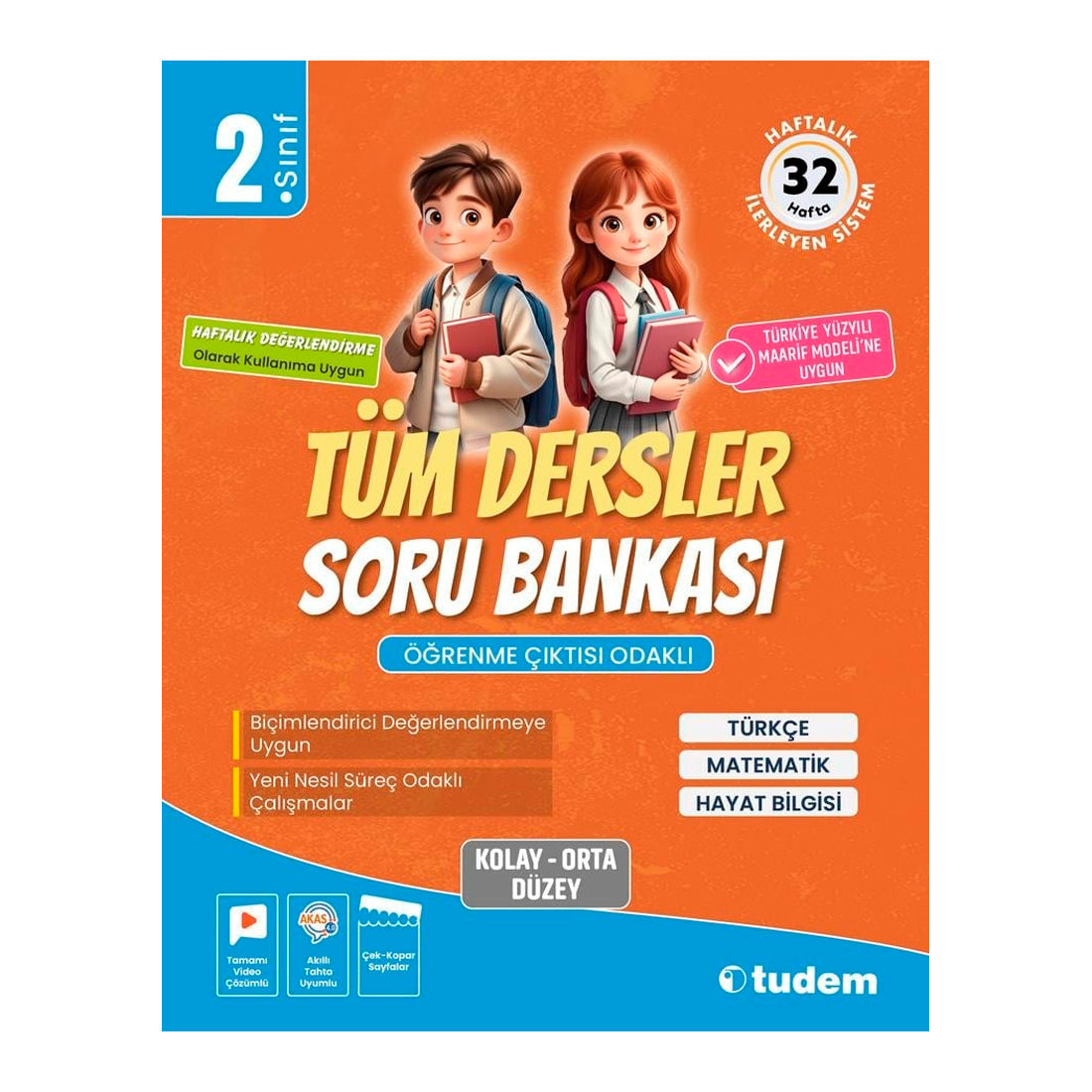 Tudem Yayınları 2. Sınıf Tüm Dersler Soru Bankası