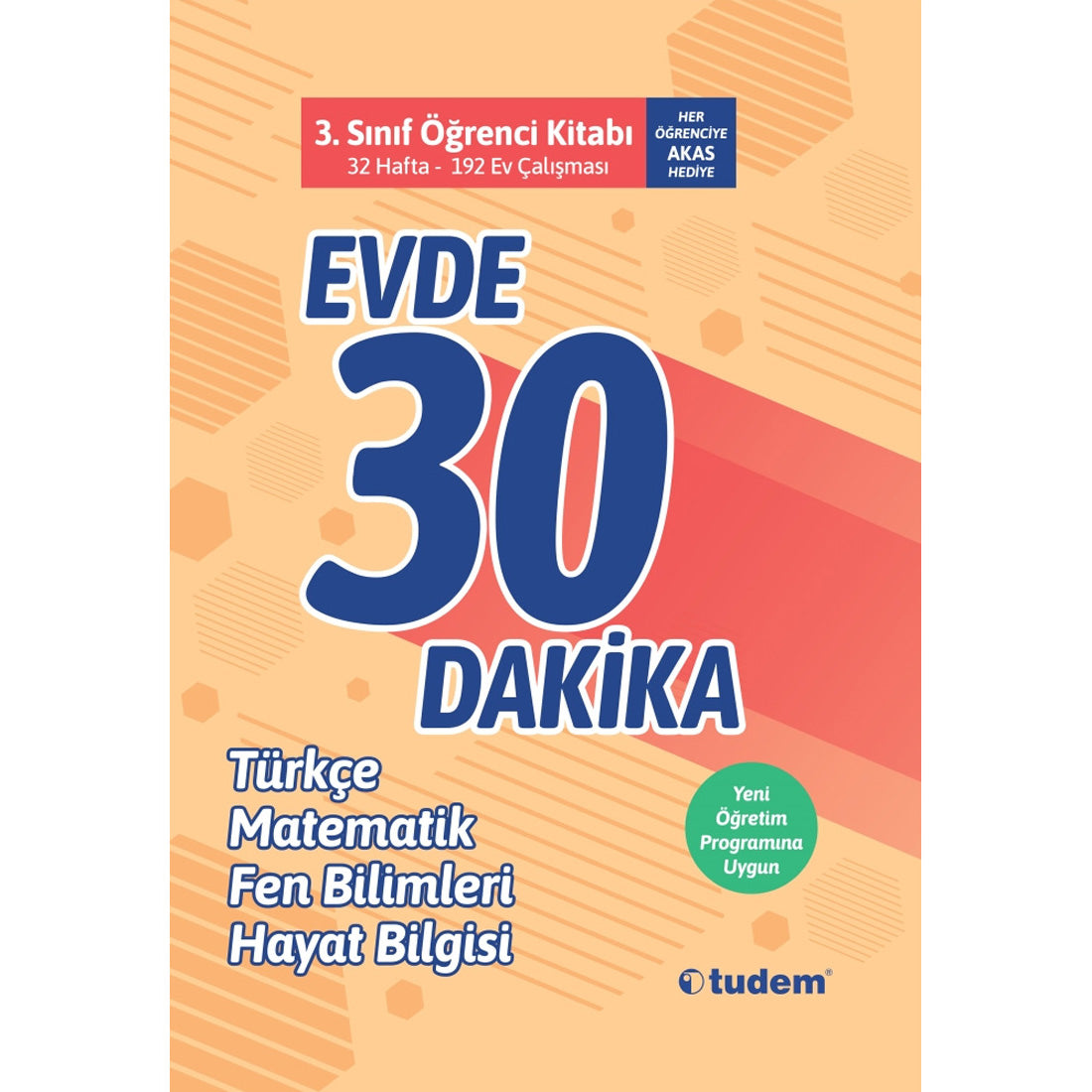 Tudem Yayınları 3. Sınıf Evde 30 Dakikka Öğrenci Kitabı