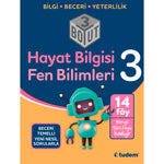 Tudem Yayınları 3. Sınıf Hayat Bilgisi Fen Bilimleri 3 Boyut Yeni Nesil Sorularla