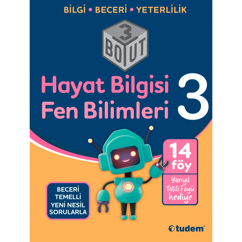 Tudem Yayınları 3. Sınıf Hayat Bilgisi Fen Bilimleri 3 Boyut Yeni Nesil Sorularla