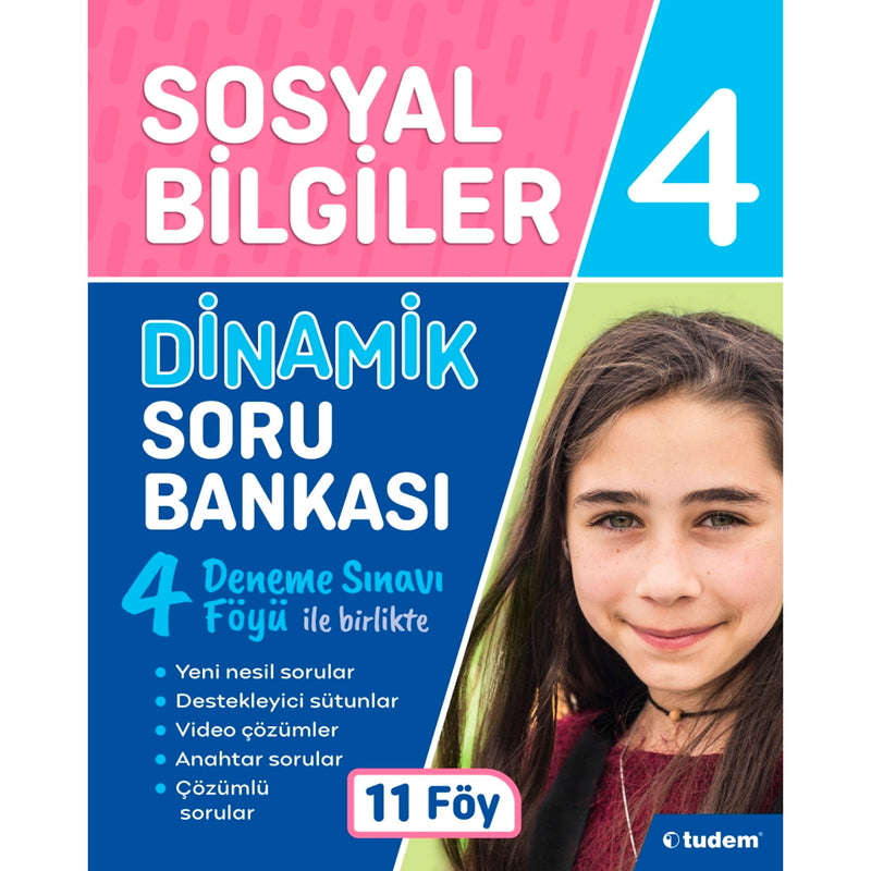 Tudem Yayınları 4. Sınıf Sosyal Bilgiler Dinamik Soru Bankası