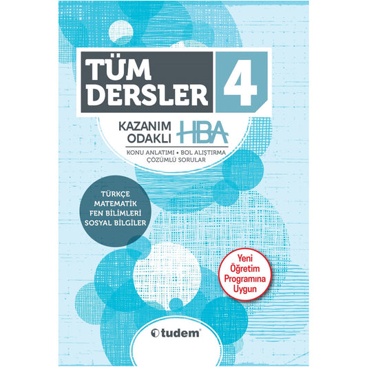 Tudem Yayınları 4. Sınıf Tüm Dersler Kazanım Odaklı HBA