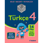 Tudem Yayınları 4. Sınıf Türkçe 3 Boyut Yeni Nesil Sorularla