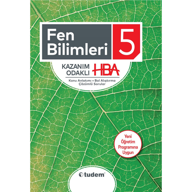 Tudem Yayınları 5. Sınıf Fen Bilimleri Kazanım Odaklı HBA