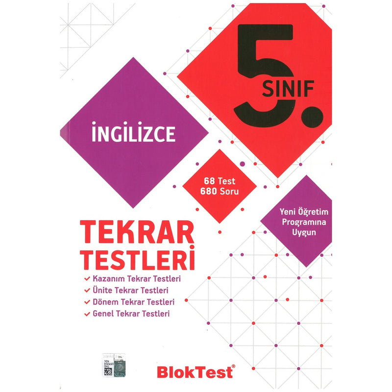 Tudem Yayınları 5. Sınıf İngilizce Tekrar Testleri