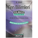 Tudem yayınları 6. Sınıf Fen Bilimleri Kılavuz Deneme