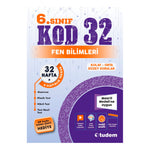 Tudem Yayınları 6. Sınıf Fen Bilimleri Kod 32 Soru Bankası