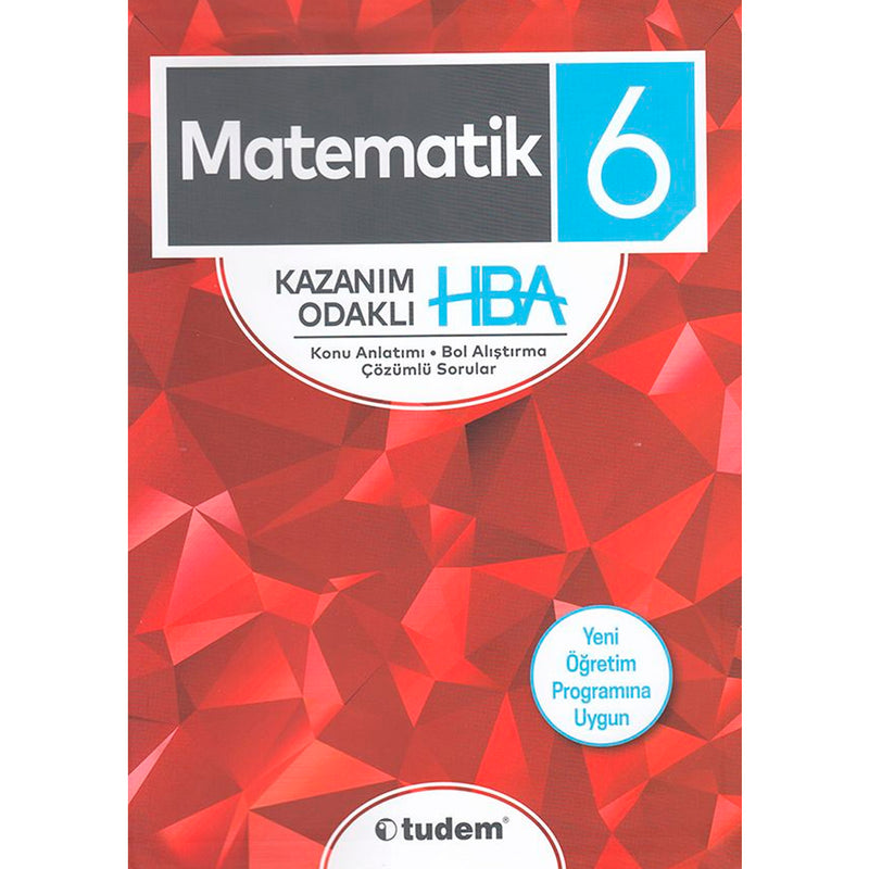 Tudem Yayınları 6. Sınıf Matematik HBA Kazanım Odaklı