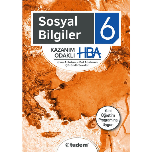 Tudem Yayınları 6. Sınıf Sosyal Bilgiler Kazanım Odaklı HBA