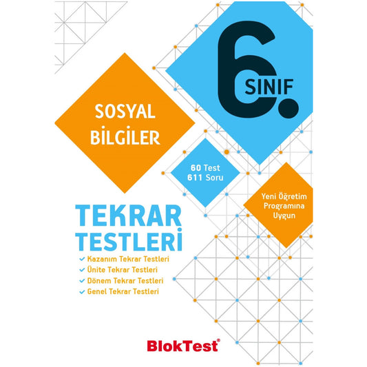 Tudem Yayınları 6. Sınıf Sosyal Bilgiler Tekrar Testleri