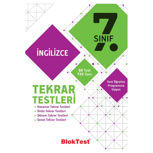 Tudem Yayınları 7. Sınıf İngilizce Tekrar Testleri